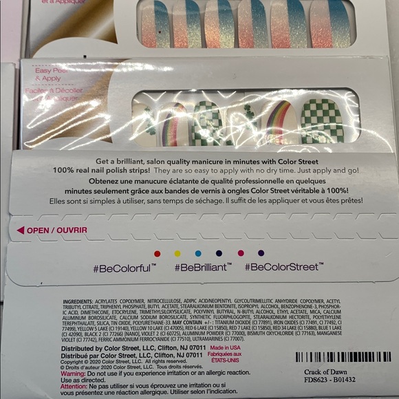 NEW Color Street Nail Strips Collection Real Nail Polish Set of 22 - Picture 4 of 4